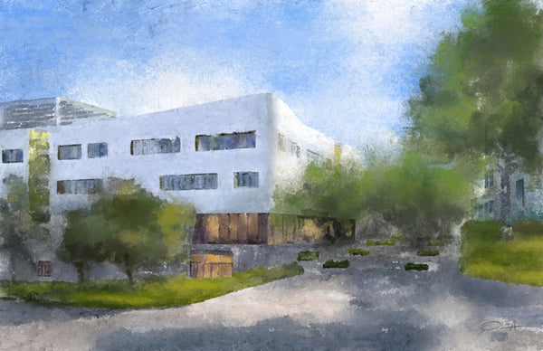 Artist Signed Prints - Santa Monica High School’s new Discovery building