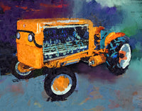 Canvas Prints with Stand - Fuel Cell Tractor Digital Painting